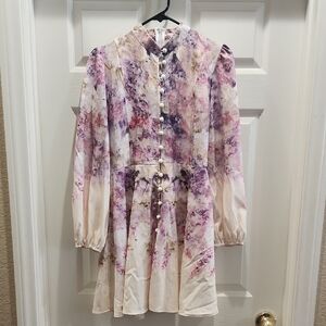 Floral Long Sleeve Dress